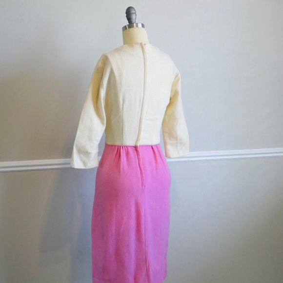 Gorgeous Vintage 1950s / 1960s Wool Dress - Picture 6 of 8